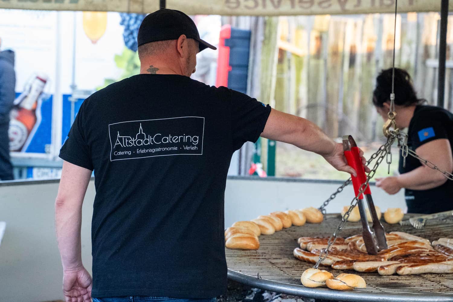 Catering beim Abendprogramm