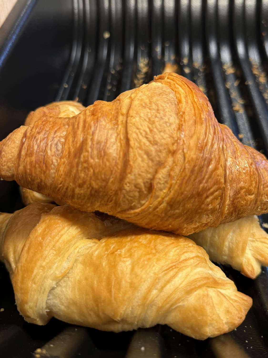 Croissants in der Auslage