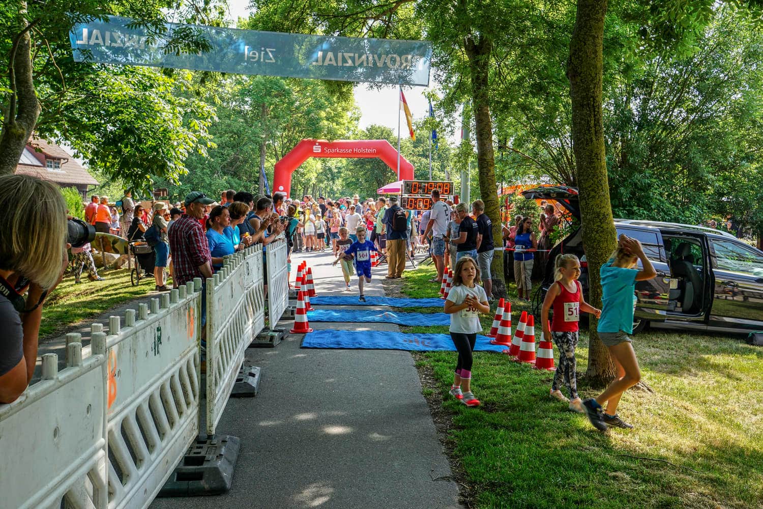 Zieleinlauf beim Fehmarn-Marathon