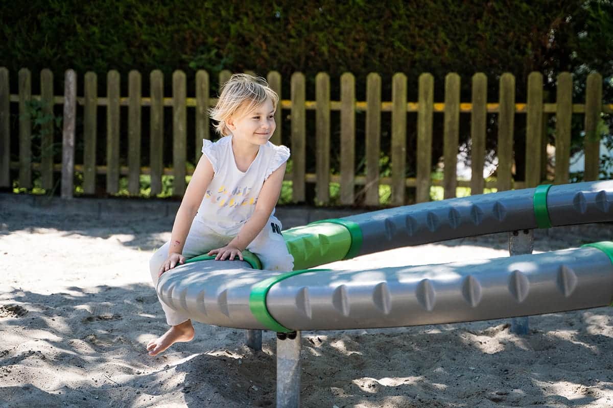 The playground on the campsite